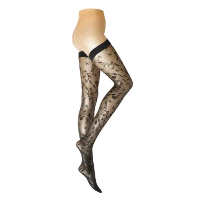 Florina Stay-Up Lingerie Pantyhose & Leggings Svart Wolford