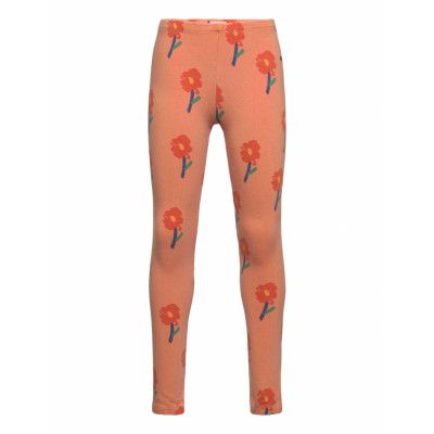 Flowers All Over Leggings Leggings Rosa Bobo Choses