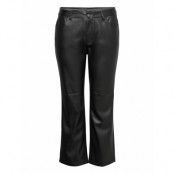 Fpbellis Pa 1 Bottoms Trousers Leather Leggings-Byxor Black Fransa Curve