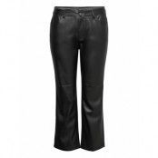 Fpbellis Pa 1 Bottoms Trousers Leather Leggings-Byxor Svart Fransa Curve