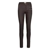 Fqaida-Pa-Cooper-Gold Trousers Leather Leggings/Byxor Brun FREE/QUENT