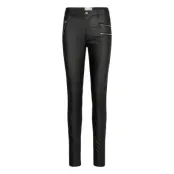 Fqaida-Pa-Cooper-Gold Trousers Leather Leggings/Byxor Svart FREE/QUENT