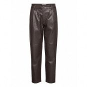 Fqharley-Ankle-Pa Trousers Leather Leggings/Byxor Svart FREE/QUENT