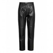 Fqharley-Ankle-Pa Trousers Leather Leggings/Byxor Svart FREE/QUENT