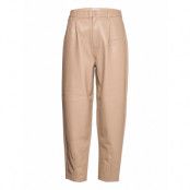 Fqharley-Pa-Ankle-Bagger Trousers Leather Leggings/Byxor Beige FREE/QUENT