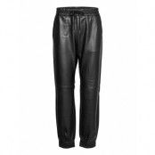 Fqharley-Pa-Jog Trousers Leather Leggings/Byxor Svart FREE/QUENT