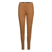 Fqlexie-Pa-Suede *Villkorat Erbjudande Smala Byxor Stuprör Brun FREE/QUENT