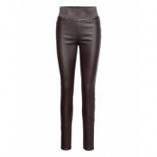 Fqshantal-Pa-Cooper *Villkorat Erbjudande Trousers Leather Leggings/Byxor Brun FREE/QUENT