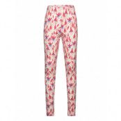 Mini Rodini Fuchsia Aop Leggings Rosa