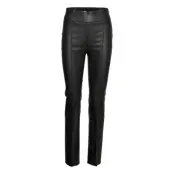 Fyen Stretch Leather Pants Trousers Leather Leggings/Byxor Svart Dante6