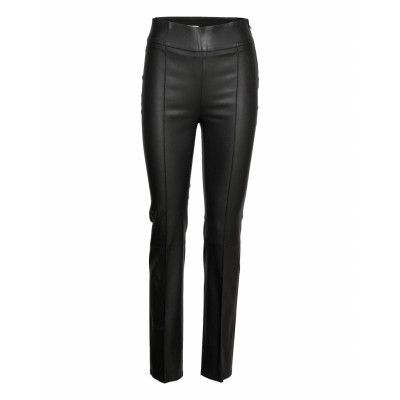 Fyen Stretch Leather Pants Trousers Leather Leggings/Byxor Svart Dante6