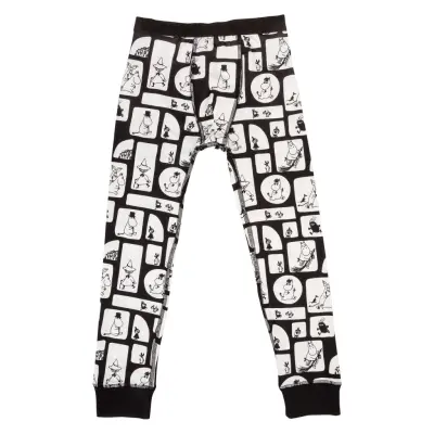 Mystery Long Johns Bottoms Leggings Svart Martinex