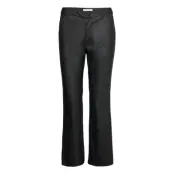 Gamal Pants Trousers Leather Leggings/Byxor Svart Modström