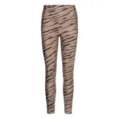 Gapfit High Rise Blackout Full Length Leggings Running/training Tights Beige GAP