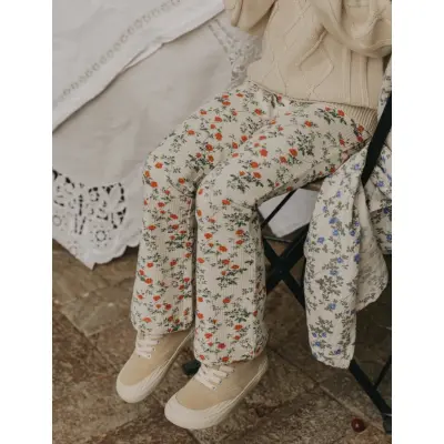 Garbo&Friends Jersey Kick Flare Leggings - Cream - 86/92