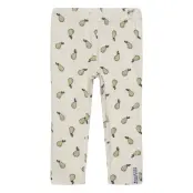Geggamoja Bamboo Leggings Pears - Cream - 122/128