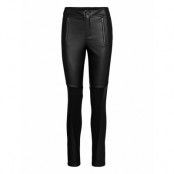 Pants Trousers Leather Leggings/Byxor Svart Sofie Schnoor