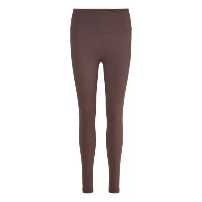 Gina Tricot Highwaist Ruched Yoga Tights Brun