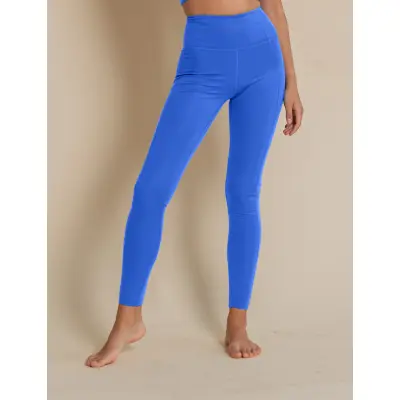 Girlfriend Collective Compressive High-Rise Legging, Long - Blue - XS
