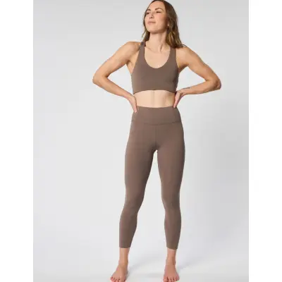 Girlfriend Collective Float High-Rise Legging, 7/8 - Brown - S