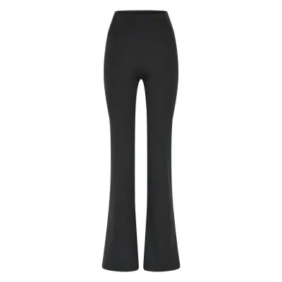 Girlfriend Collective Rib Flare Legging Svart