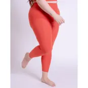 Girlfriend Collective Rib High-Rise Legging, 7/8 - Orange - XS