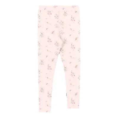Gugguu Classic Print Rib Leggings Rosa