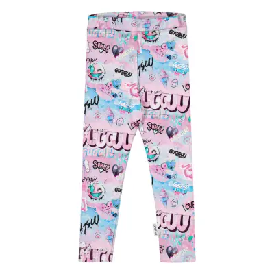 Gugguu Print Leggings Rosa