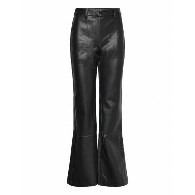 Bardot Halifax Pu Flare Pant Svart