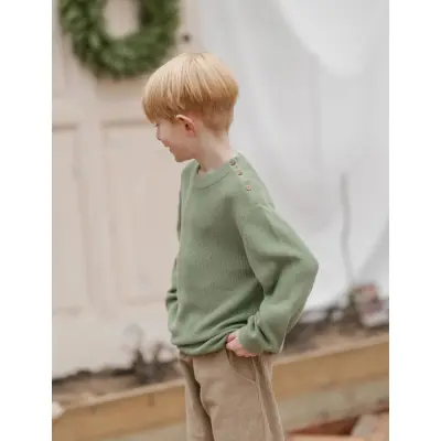 Hanevild Theodor Sweater - Green - 86/92