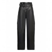 Harlyn Leather Trouser Bottoms Trousers Leather Leggings-Byxor Black AllSaints