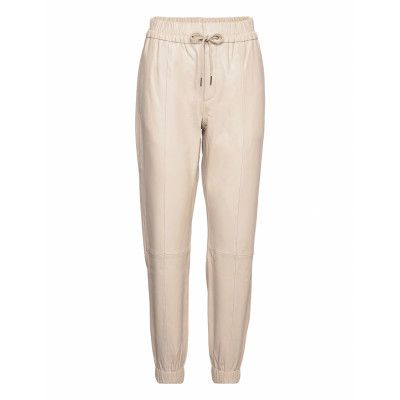 Hayaiw Pant Trousers Leather Leggings/Byxor Beige InWear