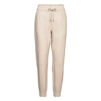 Hayaiw Pant Trousers Leather Leggings/Byxor Beige InWear