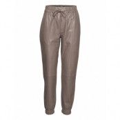 Hayaiw Pant Trousers Leather Leggings/Byxor Brun InWear