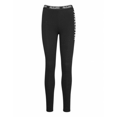 Hco. Girls Knit Bottoms Leggings Svart Hollister