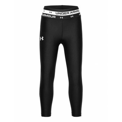 Hg Armour Ankle Crop Running/training Tights Svart Under Armour