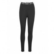 High Rise Milano Leggings Leggings Svart Calvin Klein Jeans