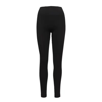 High Seamless Leggings Running/training Tights Svart Filippa K Soft Sport