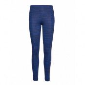 High Support Printed Legging Running/training Tights Blå Tommy Sport