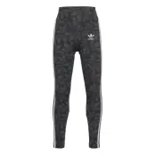 High-Waisted Allover Print Tights Leggings Svart Adidas Originals