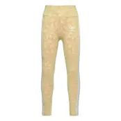 High-Waisted Allover Print Tights Leggings Vit Adidas Originals
