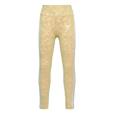 High-Waisted Allover Print Tights Leggings Vit Adidas Originals