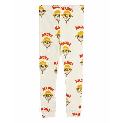 Mini Rodini Hike Aop Leggings Kräm