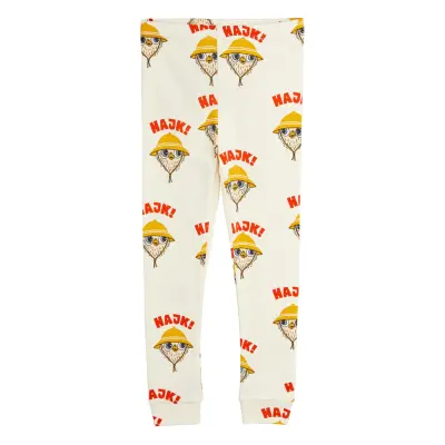 Hike Aop Leggings Leggings Kräm Mini Rodini