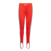 Hmlannika Pants Leggings Röd Hummel Hive