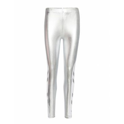 Hmlcharlotte Tights Leggings Silver Hummel Hive