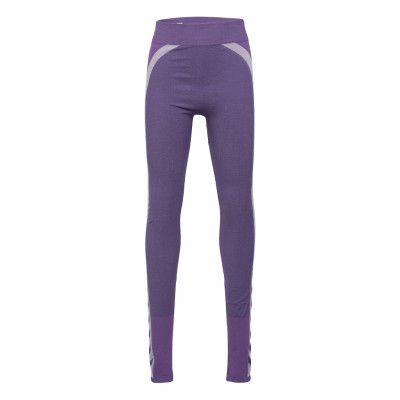 Hmlharper Seamless Tights Running/training Tights Lila Hummel
