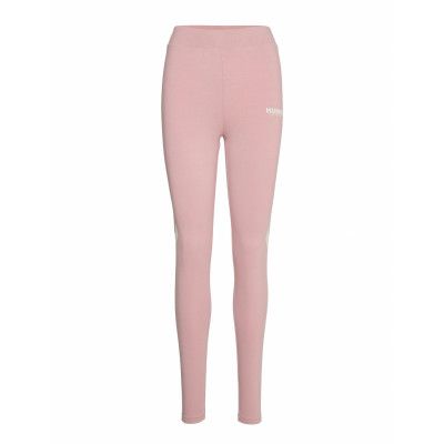 Hmllegacy Woman High Waist Tights *Villkorat Erbjudande Leggings Rosa Hummel