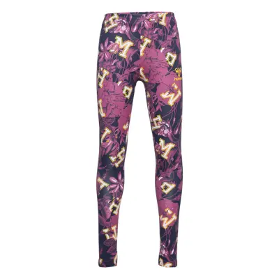 Hmlliterature Tights Leggings Multi/mönstrad Hummel