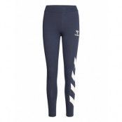 Hmlsommer Tights Running/training Tights Blå Hummel